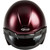 Gmax OF-2 Helmet Solid Gloss Wine Red Top