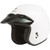 Gmax OF-2 Helmet Solid Gloss White Left