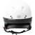 Gmax HH-75 Helmet White Back Gmax HH-75 Helmet White Back