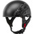 Gmax HH-65 Rose Naked Helmet Black/Silver Front Gmax HH-65 Rose Naked Helmet Black/Silver Front