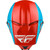 Fly Racing Kinetic Straight Edge Helmet Red/White/Blue Top