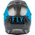 Fly Racing Kinetic Straight Edge Helmet Blue/Grey/Black Back