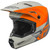 Fly Racing Kinetic Straight Edge Helmet Matte Orange/Grey