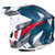 HJC i50 Vanish Helmet MC-21SF White/Blue/Red Back HJC i50 Vanish Helmet MC-21SF White/Blue/Red Back