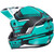 HJC CS-MX 2 Trax Helmet MC-4SF Teal Back HJC CS-MX 2 Trax Helmet MC-4SF Teal Back
