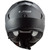 LS2 Assault Helmet Solid Matte Titanium Back