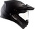 LS2 Street Fighter Helmet Solid Matte Black Peak Visor Right LS2 Street Fighter Helmet Solid Matte Black Peak Visor Right