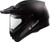 LS2 Street Fighter Helmet Solid Matte Black Peak Visor Left LS2 Street Fighter Helmet Solid Matte Black Peak Visor Left