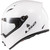 LS2 Street Fighter Helmet Solid White Left LS2 Street Fighter Helmet Solid White Left