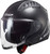 LS2 Copter Helmet Solid Gloss Black Left