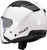 LS2 Copter Helmet Solid White Back Left