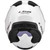 LS2 Copter Helmet Solid White Back