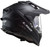 LS2 Explorer Helmet Solid Matte Black Back Right