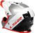 LS2 Gate Launch Helmet White/Red/Black Back Left LS2 Gate Launch Helmet White/Red/Black Back Left