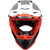 LS2 Gate Launch Helmet White/Red/Black Front LS2 Gate Launch Helmet White/Red/Black Front