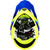 LS2 Gate Launch Helmet Gloss Blue/Hi Viz Bottom LS2 Gate Launch Helmet Gloss Blue/Hi Viz Bottom