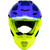 LS2 Gate Launch Helmet Gloss Blue/Hi Viz Front LS2 Gate Launch Helmet Gloss Blue/Hi Viz Front