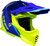 LS2 Gate Launch Youth Helmet Gloss Blue/Hi Viz Front Right LS2 Gate Launch Youth Helmet Gloss Blue/Hi Viz Front Right