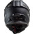 LS2 Gate Youth Helmet Solid Matte Black Back LS2 Gate Youth Helmet Solid Matte Black Back