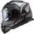 LS2 Assault Petra Helmet Matte Black/Graphite/Gray Left