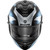 Shark Spartan GT Elgen Helmet Black/Silver Front Shark Spartan GT Elgen Helmet Black/Silver Front