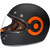 Daytona Retro Orange Accents Helmet Daytona Retro Orange Accents Helmet