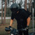 Daytona Retro Helmet on Rider Daytona Retro Helmet on Rider
