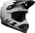 Bell Moto-9 MIPS Louver Helmet Gloss Black/White Front Right