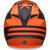 Bell MX-9 MIPS Disrupt Helmet Matte Black/Orange Back