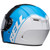 Bell Qualifier Ascent Helmet Matte Black/Cyan Back Left