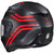 HJC i10 Strix Helmet MC-1SF Black/Red Back Left HJC i10 Strix Helmet MC-1SF Black/Red Back Left