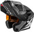 Castle X CX950 Diverge Helmet Charcoal/Black/Grey Visor Up - Electric Shield Castle X CX950 Diverge Helmet Charcoal/Black/Grey Visor Up - Electric Shield