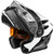 Castle X CX950 Diverge Helmet White/Charcoal Visor Up - Electric Shield Castle X CX950 Diverge Helmet White/Charcoal Visor Up - Electric Shield