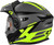 Castle X CX950 Diverge Helmet Charcoal/Black/Hi-Vis Back - Electric Shield Castle X CX950 Diverge Helmet Charcoal/Black/Hi-Vis Back - Electric Shield