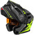 Castle X CX950 Diverge Helmet Charcoal/Black/Hi-Vis Visor Up - Electric Shield Castle X CX950 Diverge Helmet Charcoal/Black/Hi-Vis Visor Up - Electric Shield