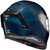 Scorpion EXO-R1 Air Carbon Helmet Blue Back