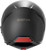 Sena Impulse Helmet Matte Black Back Sena Impulse Helmet Matte Black Back