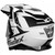 Castle X CX200 Wrath Helmet Matte White Back - Dual Shield Castle X CX200 Wrath Helmet Matte White Back - Dual Shield