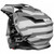 Castle X CX200 Liberty Helmet Matte Charcoal Back - Dual Shield Castle X CX200 Liberty Helmet Matte Charcoal Back - Dual Shield