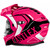Castle X CX950 V2 Wake Helmet Pink/Black Back - Electric Shield Castle X CX950 V2 Wake Helmet Pink/Black Back - Electric Shield