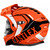 Castle X CX950 V2 Wake Helmet Orange/Black Back - Electric Shield Castle X CX950 V2 Wake Helmet Orange/Black Back - Electric Shield