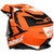 Castle X CX200 Wrath Helmet Matte Flo Orange Back - Electric Shield Castle X CX200 Wrath Helmet Matte Flo Orange Back - Electric Shield