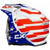 Castle X CX200 Liberty Helmet Gloss Red/White/Blue Back - Electric Shield Castle X CX200 Liberty Helmet Gloss Red/White/Blue Back - Electric Shield