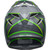 Bell Moto-9S Flex Sprite Helmet Gloss Gray/Green Back Bell Moto-9S Flex Sprite Helmet Gloss Gray/Green Back