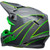 Bell Moto-9S Flex Sprite Helmet Gloss Gray/Green Back Left Bell Moto-9S Flex Sprite Helmet Gloss Gray/Green Back Left