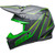 Bell Moto-9S Flex Sprite Helmet Gloss Gray/Green Left Bell Moto-9S Flex Sprite Helmet Gloss Gray/Green Left