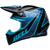 Bell Moto-9S Flex Sprite Helmet Black/Blue Left Bell Moto-9S Flex Sprite Helmet Black/Blue Left