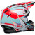Bell Moto-9S Flex Tagger Edge Helmet Gloss White/Aqua Back Right