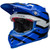 Bell Moto-9S Flex Banshee Helmet Gloss Blue/White Front Left Bell Moto-9S Flex Banshee Helmet Gloss Blue/White Front Left