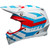 Bell Moto-9S Flex Banshee Helmet Gloss White/Red Left Bell Moto-9S Flex Banshee Helmet Gloss White/Red Left